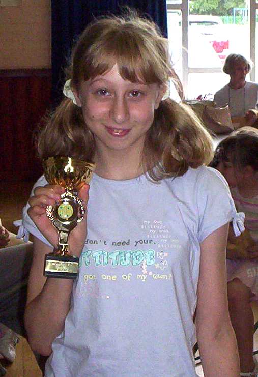Jessica comes first in Division D at Romford Tournament run by Cindy Hollyer at Kelvedon Hatch on 29th September