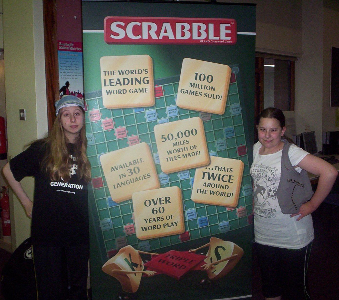 5th June, Shifnal, Shropshire. Jessica wins the UK Youth Scrabble Championship. Sister Natasha came 4th. See report below.